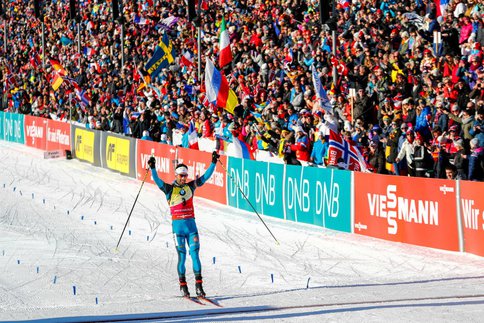 Martin Fourcade remporte la poursuite de Tyumen en Russie