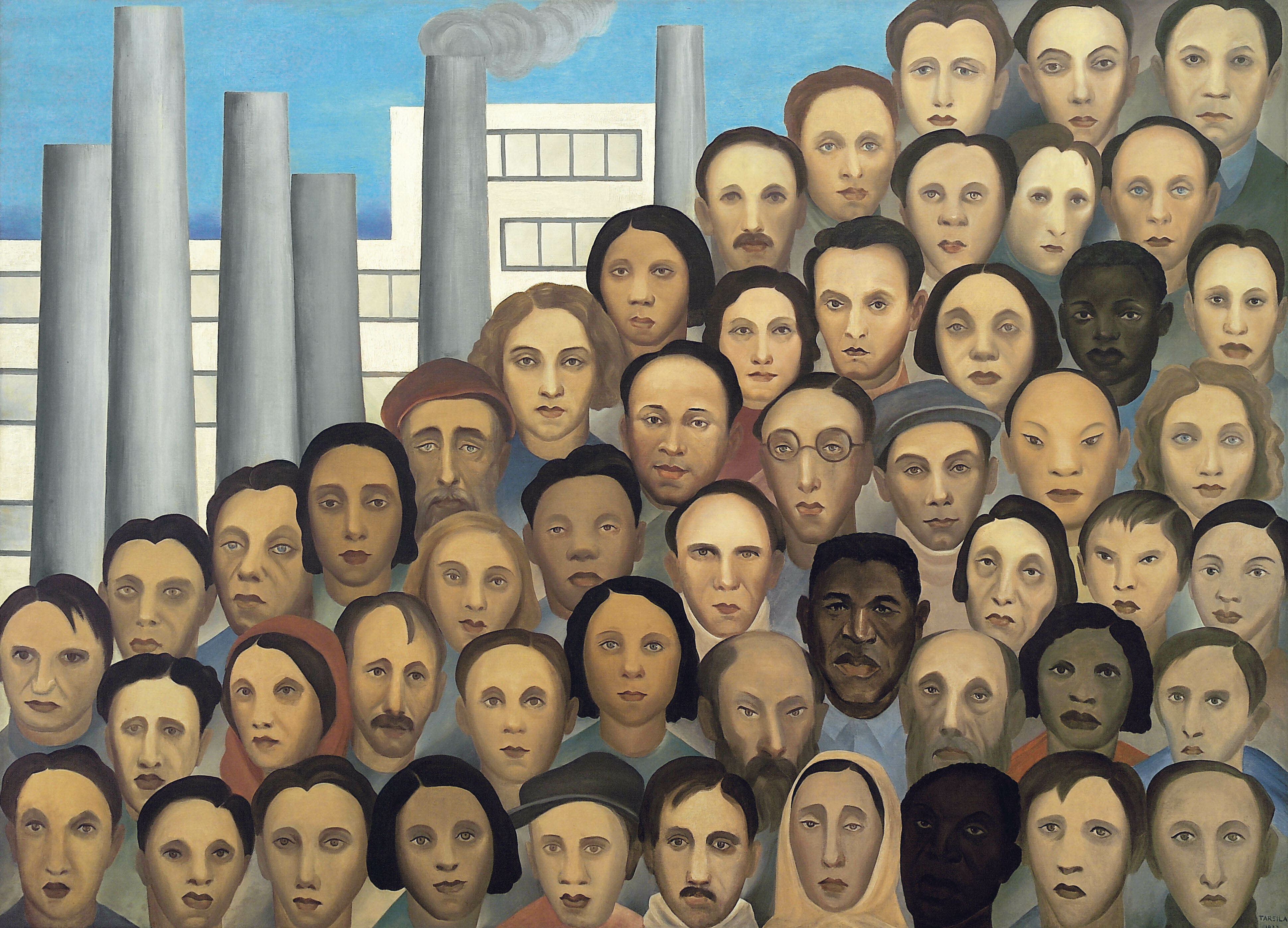 Tarsila do Amaral, Operarios, 1933