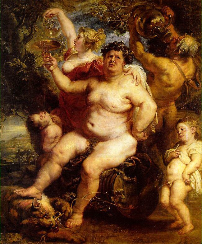 bacchus Rubens 1640
