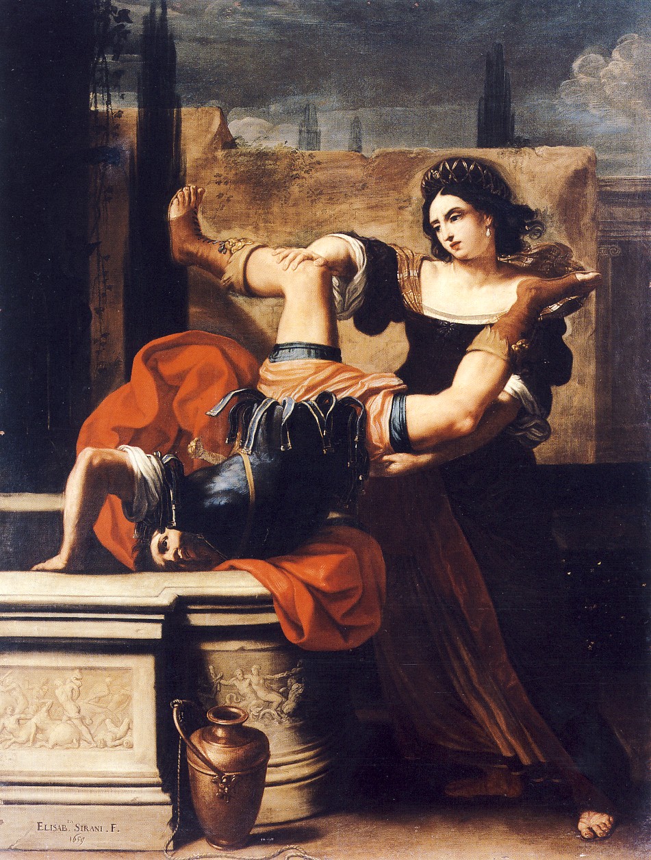Elisabetta Sirani, Timoclea Kills the Captain of Alexander the Great (1659)