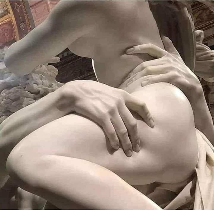 Gian Lorenzo Bernini 1622 L'Enlèvement de Proserpine (détail)